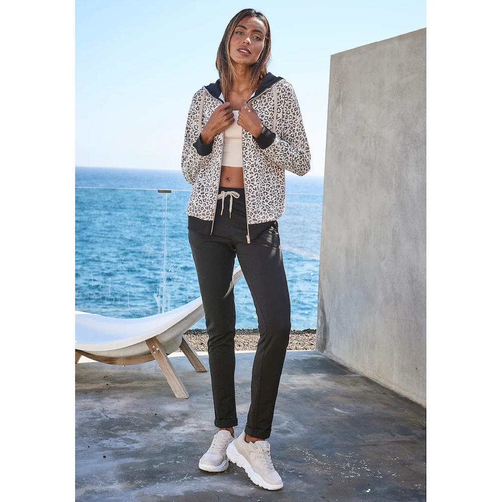 LASCANA Loungepants Mit Modischem Umschlagsaum Loungeanzug