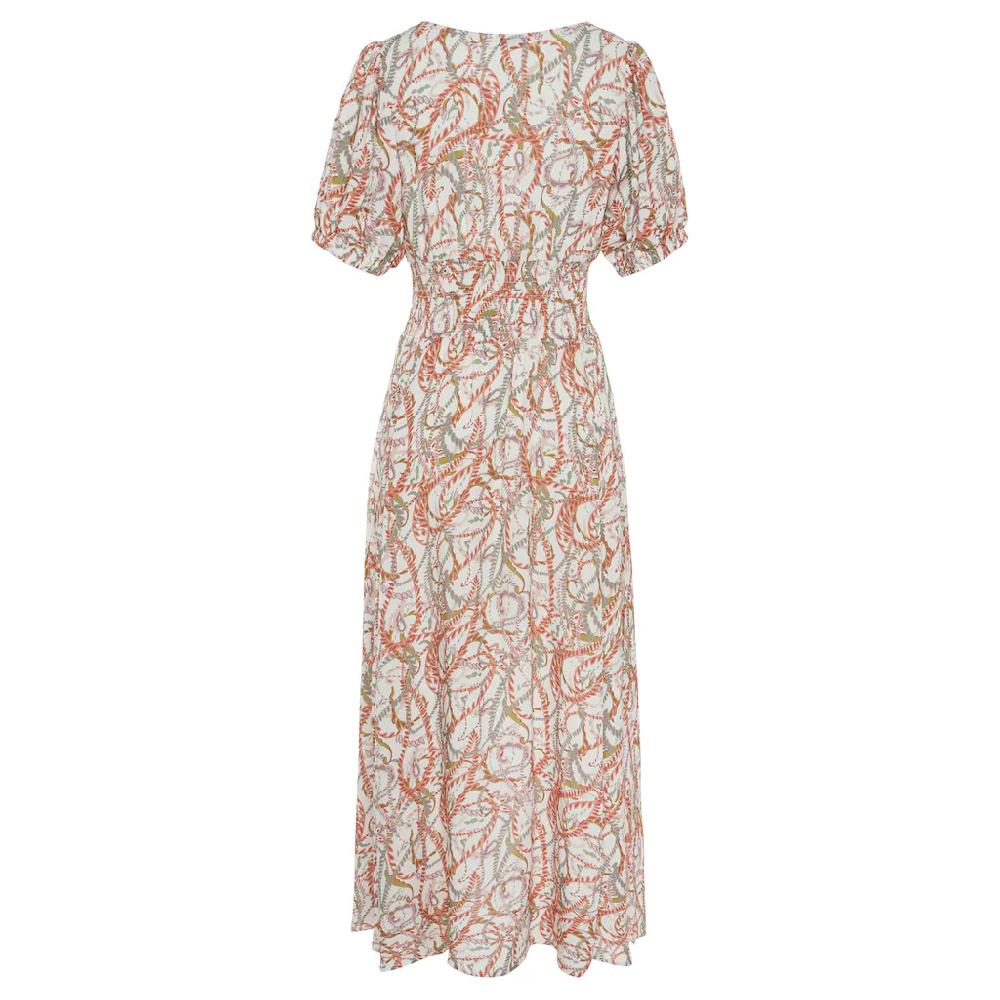 LASCANA Maxikleid Mit Alloverdruck Und V-Ausschnitt Sommerkleid Strandkleid