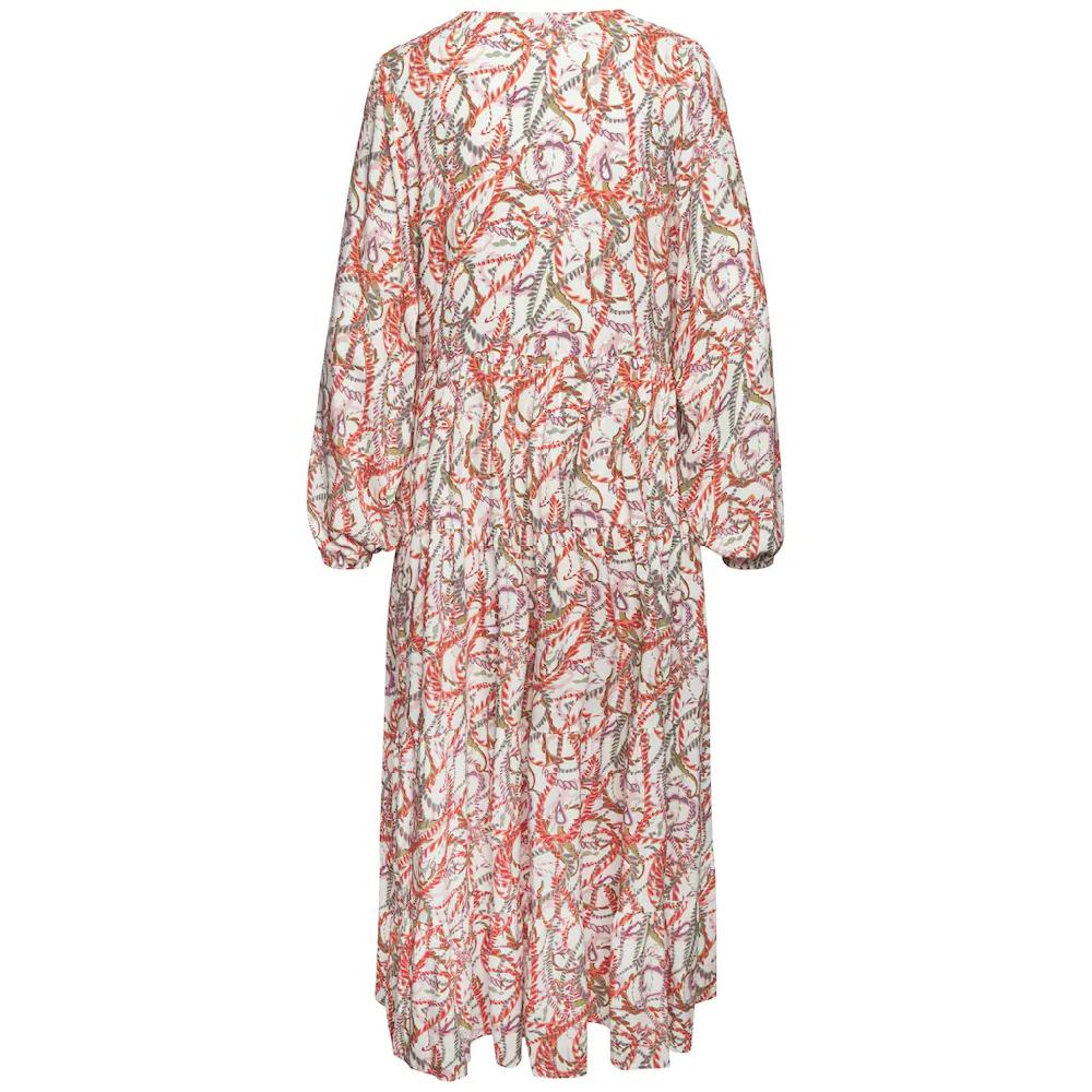 LASCANA Maxikleid Mit Alloverprint Und Volants Langärmlig Druckkleid Casual-chic