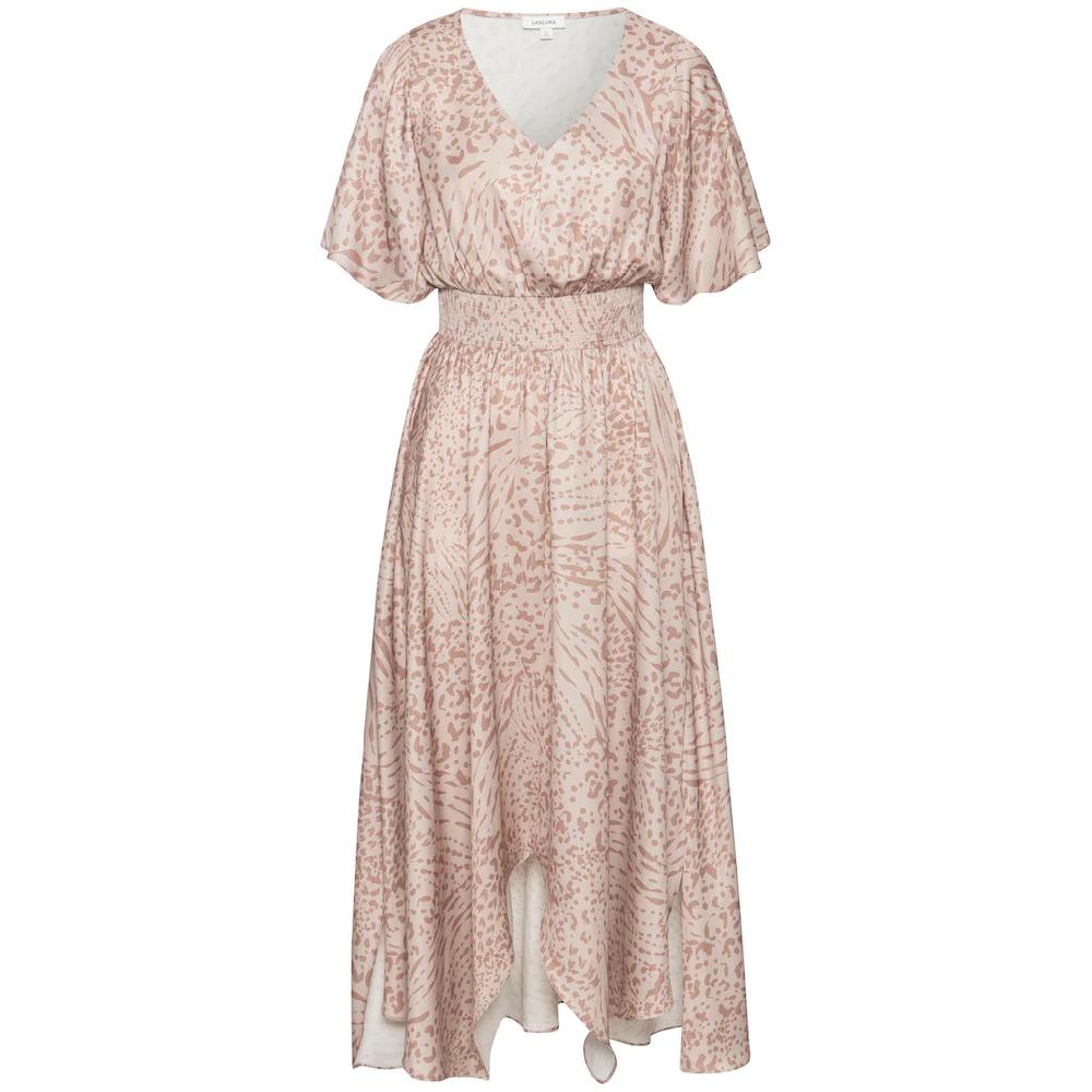 LASCANA Maxikleid Mit Animalprint Luftiges Sommerkleid Mit Schlitzen