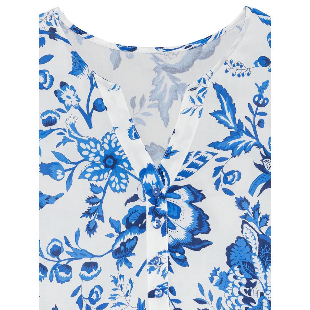 LASCANA Maxikleid Mit Blumenprint Und Knopfleiste Sommerkleid Strandkleid