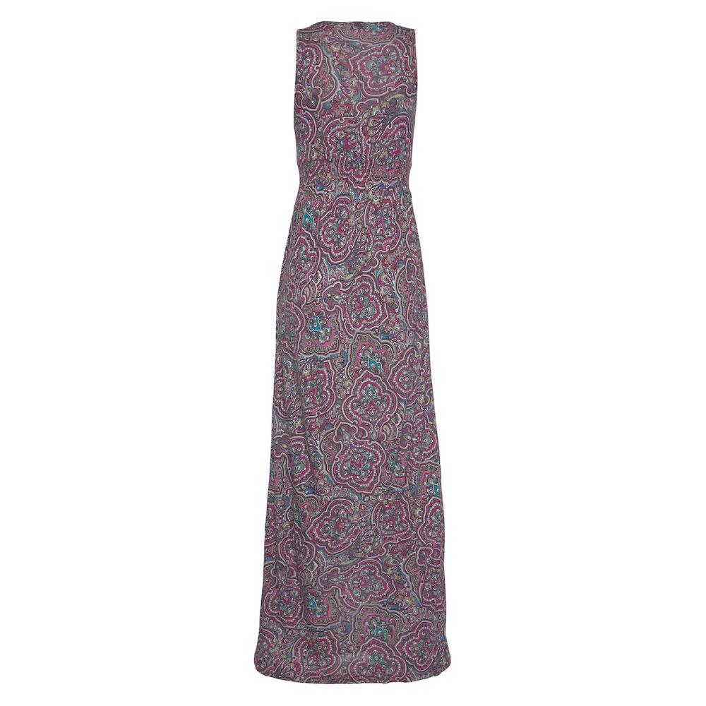 LASCANA Maxikleid Mit Paisleymuster Und Verstellbarem Ausschnitt Sommerkleid