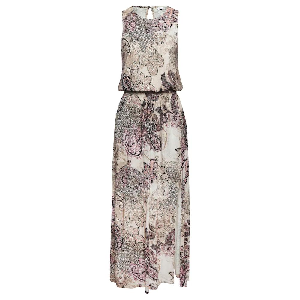LASCANA Maxikleid Mit Paisleyprint Und Schlitz Leichtes Sommerkleid Strandkleid