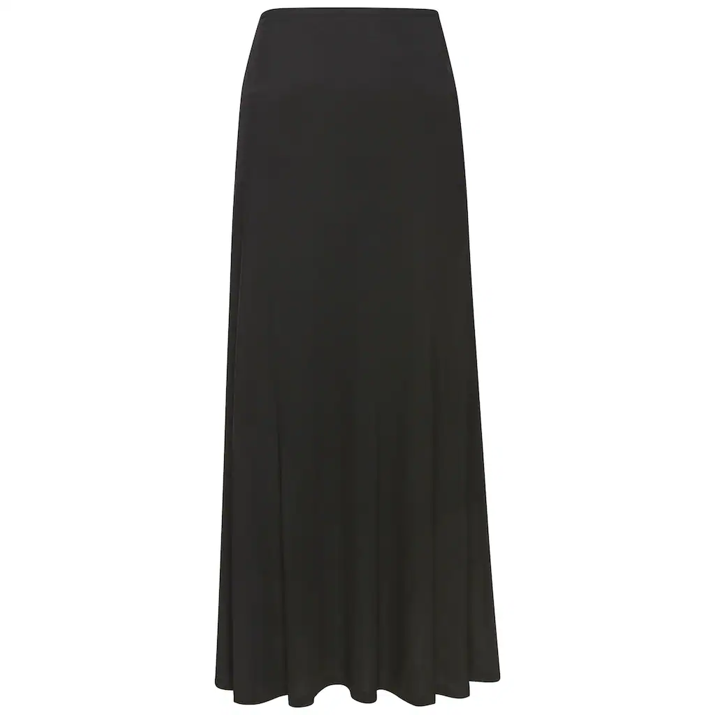LASCANA Maxirock Mit Elastischem Bund Aus Viskosejersey Wickeloptik Mit Schlitz