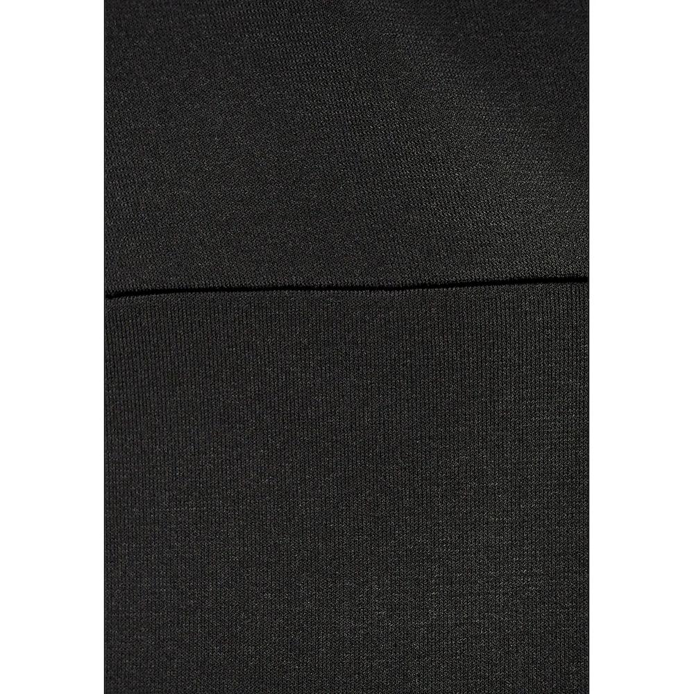 LASCANA Midikleid Aus Bügelfreier Ware Elegantes Sommerkleid Aus Jersey Strandkleid