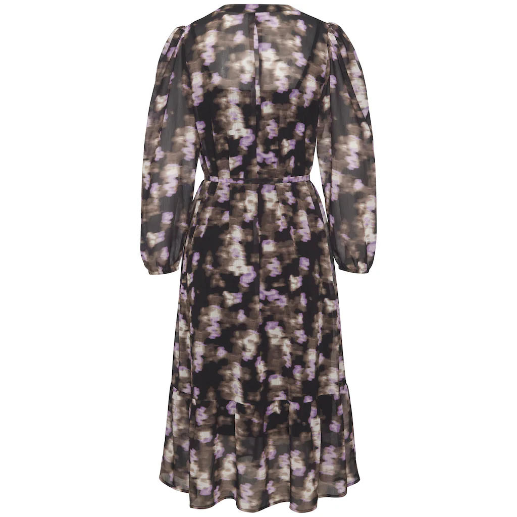LASCANA Midikleid Mit Unterkleid Chiffonkleid Herbstlich Festlich