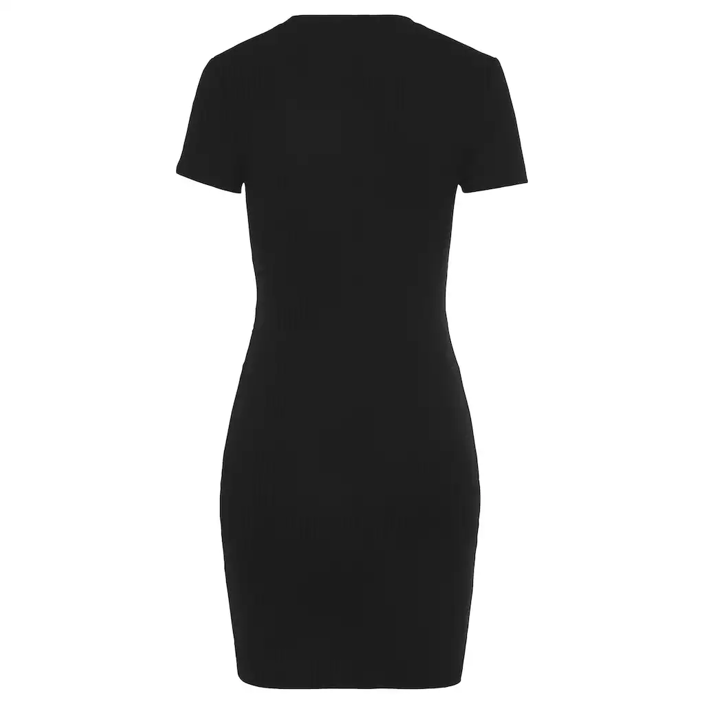 LASCANA Minikleid Aus Weicher Rippware Mit Cut-Outs Sommerkleid Elegant Basic