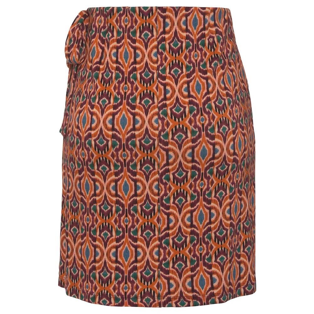 LASCANA Minirock Mit Ethnoprint Kurzer Wickelrock Sommerrock