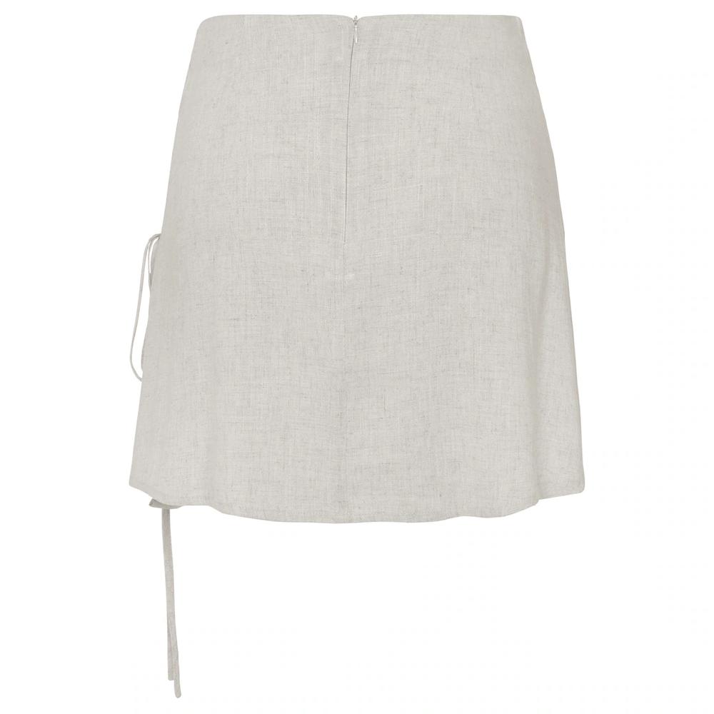 LASCANA Minirock Mit Leinen Und Zierschnürung Kurzer Leinenrock Minirock