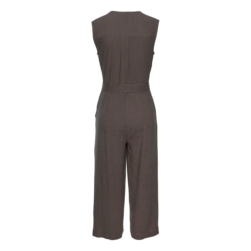LASCANA Overall (mit Bindegürtel) Und Taschen Sommerlicher Jumpsuit Casual-chic