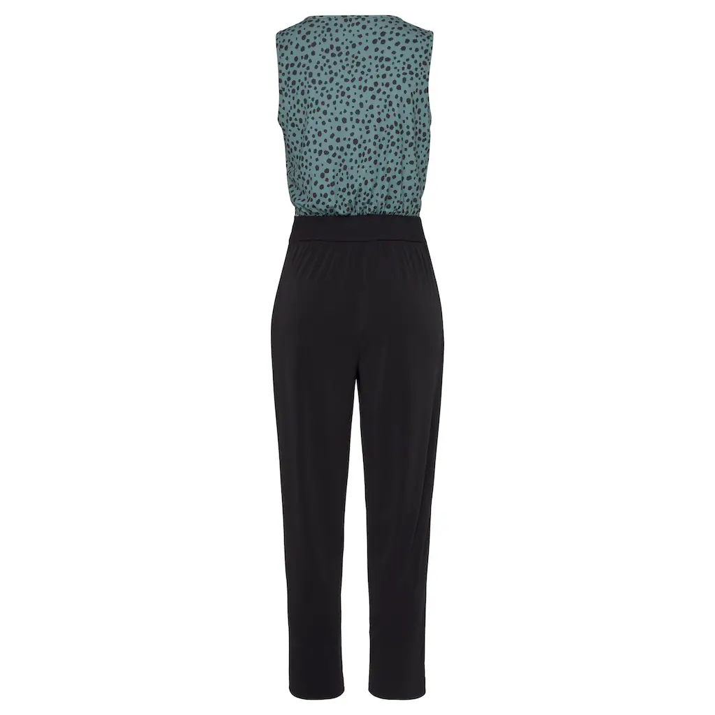 LASCANA Overall Mit überlappendem Oberteil Eleganter Jumpsuit Business-Look