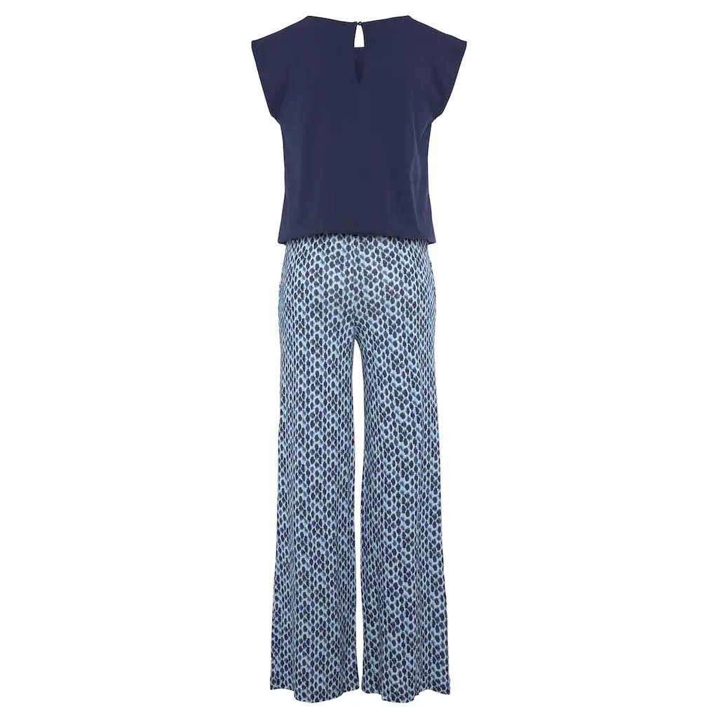 LASCANA Overall Mit Weitem Bein Und Taschen Sommerlicher Jumpsuit 2-in-1-Look
