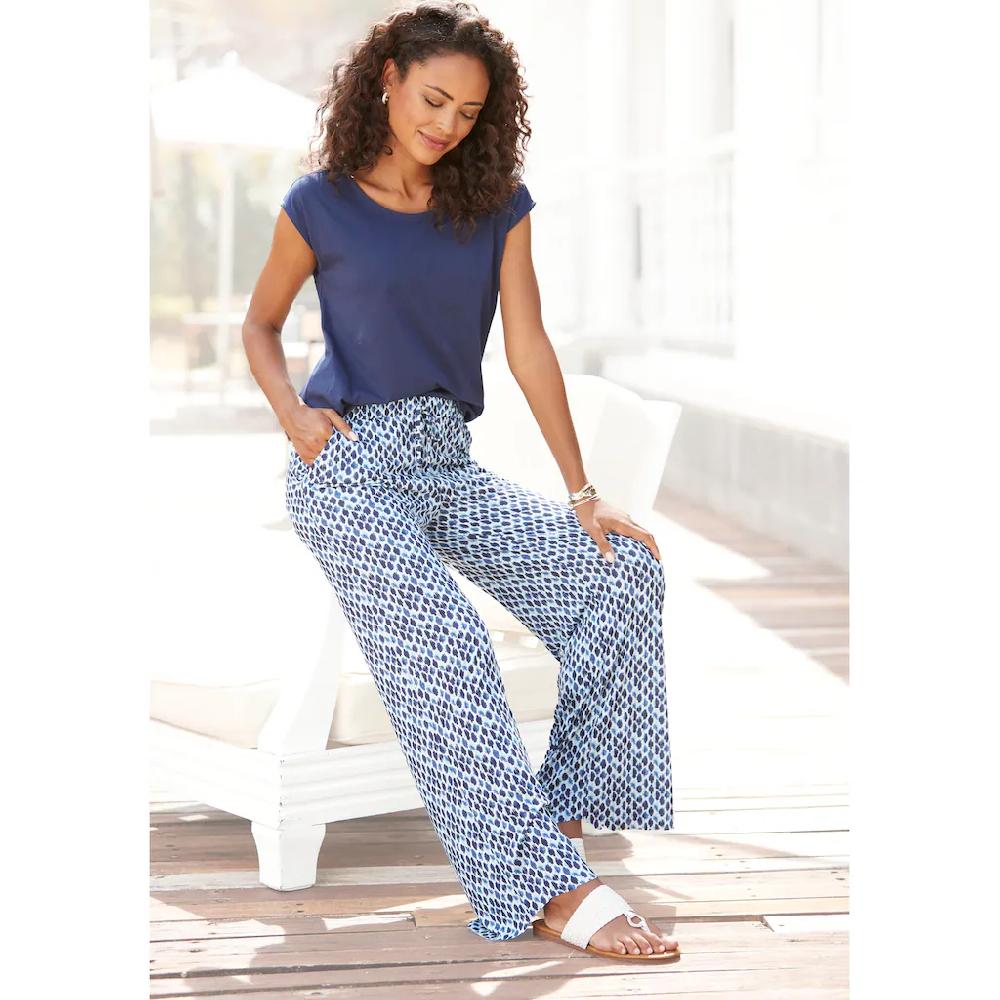 LASCANA Overall mit weitem Bein und Taschen sommerlicher Jumpsuit 2-in-1-Look
