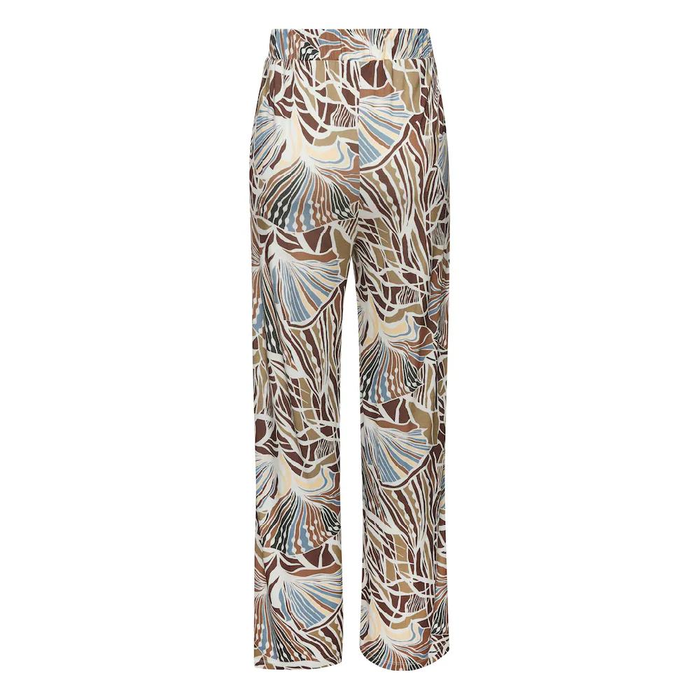 LASCANA Palazzohose Aus Viskosejersey Sommerhose Mit Alloverprint Und Taschen