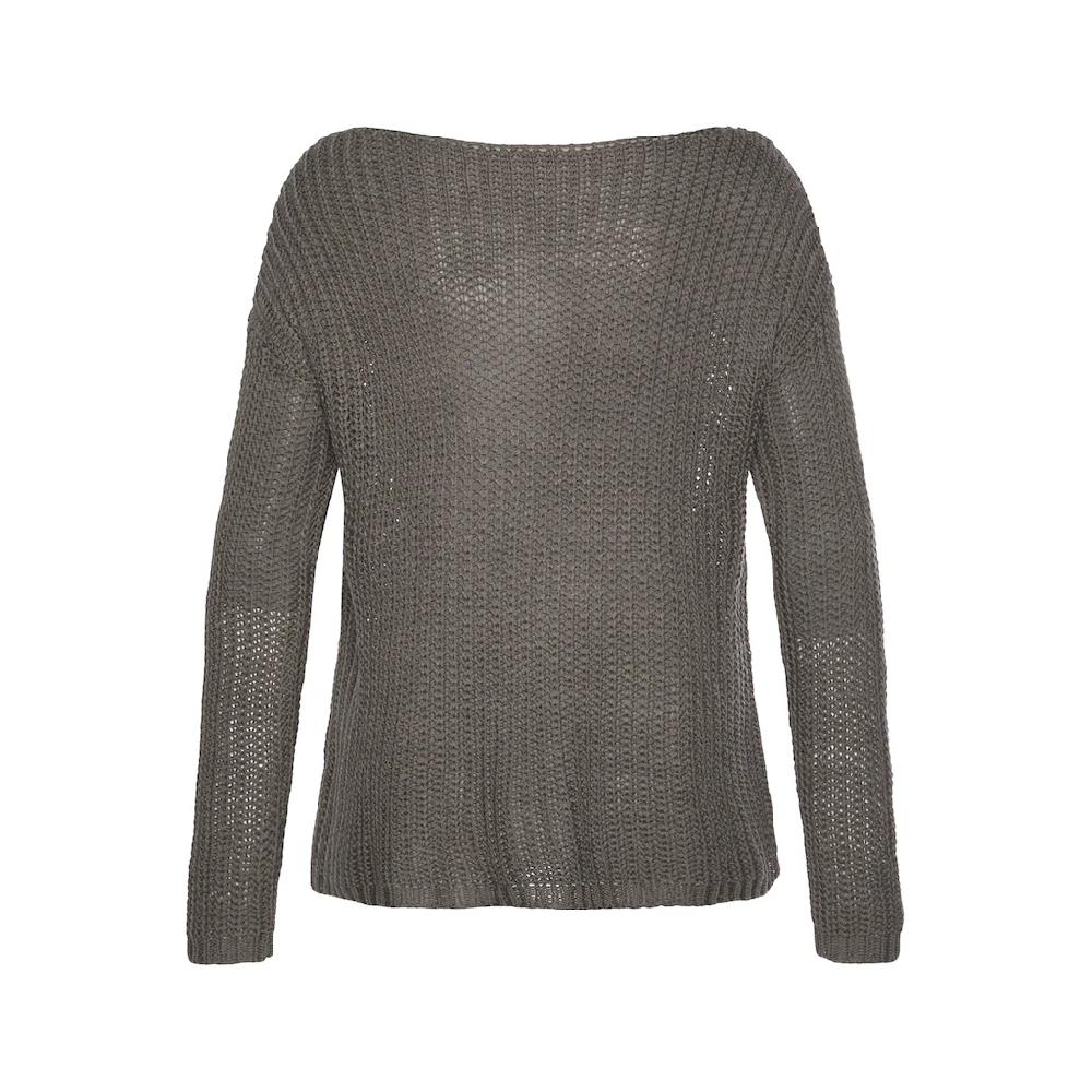 LASCANA Rundhalspullover Aus Weichem Grobstrick Lockerer Strickpullover Damenpullover