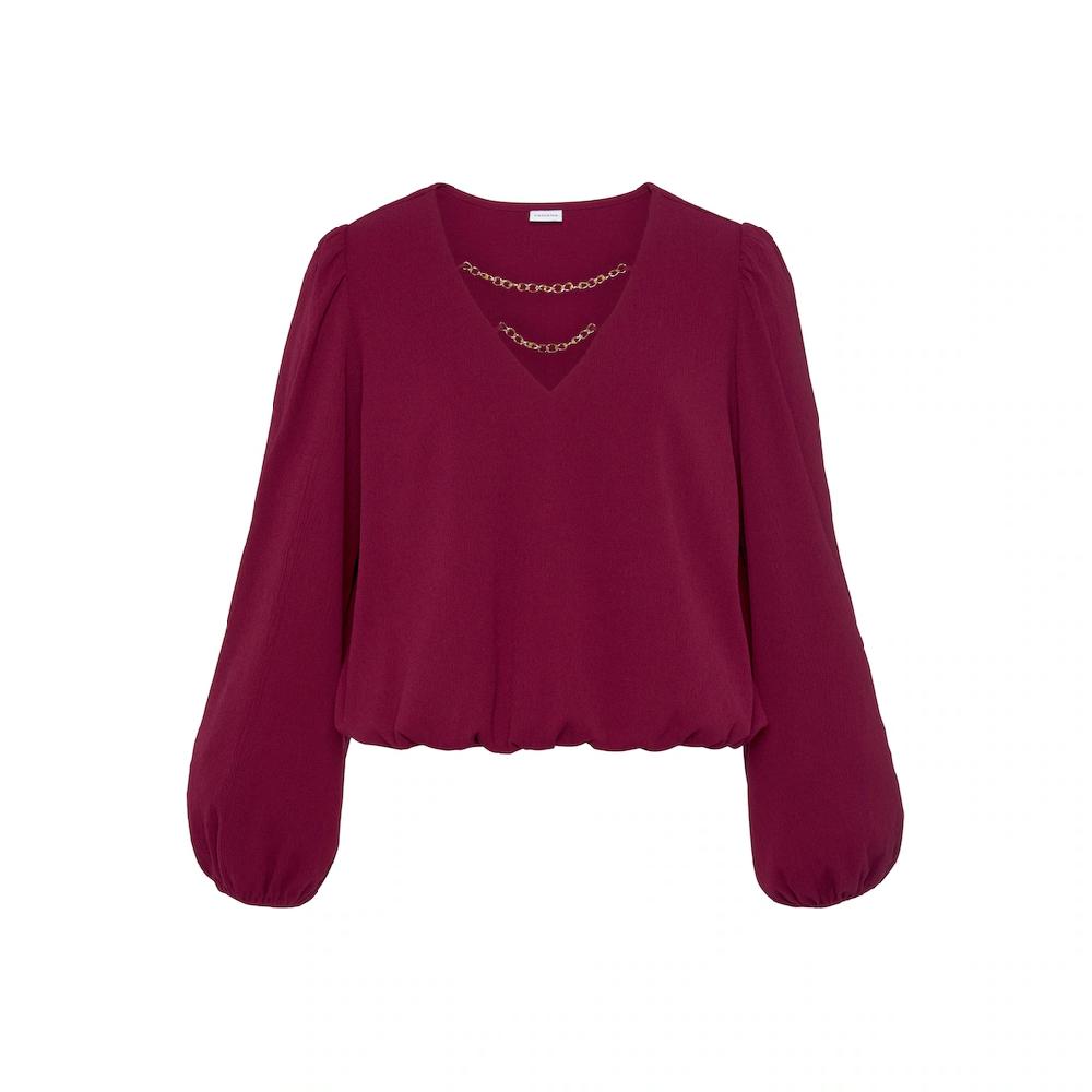 LASCANA Schlupfbluse Mit Kettendetails Elegante Damenbluse Modisch Festlich
