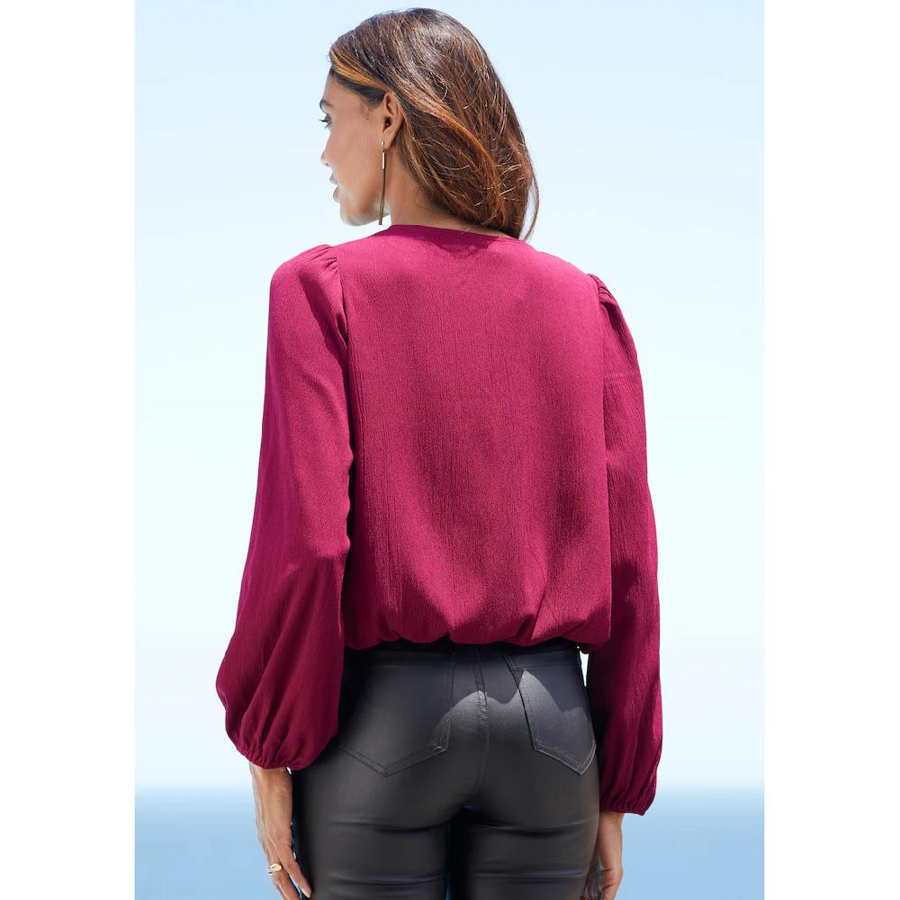 LASCANA Schlupfbluse Mit Kettendetails Elegante Damenbluse Modisch Festlich