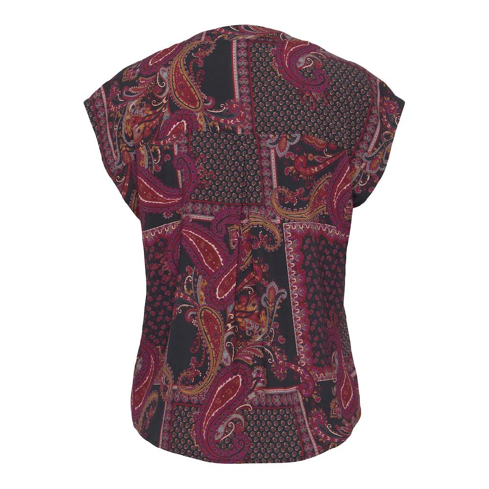 LASCANA Schlupfbluse Mit Modischen Knöpfen Paisleymuster Damenbluse