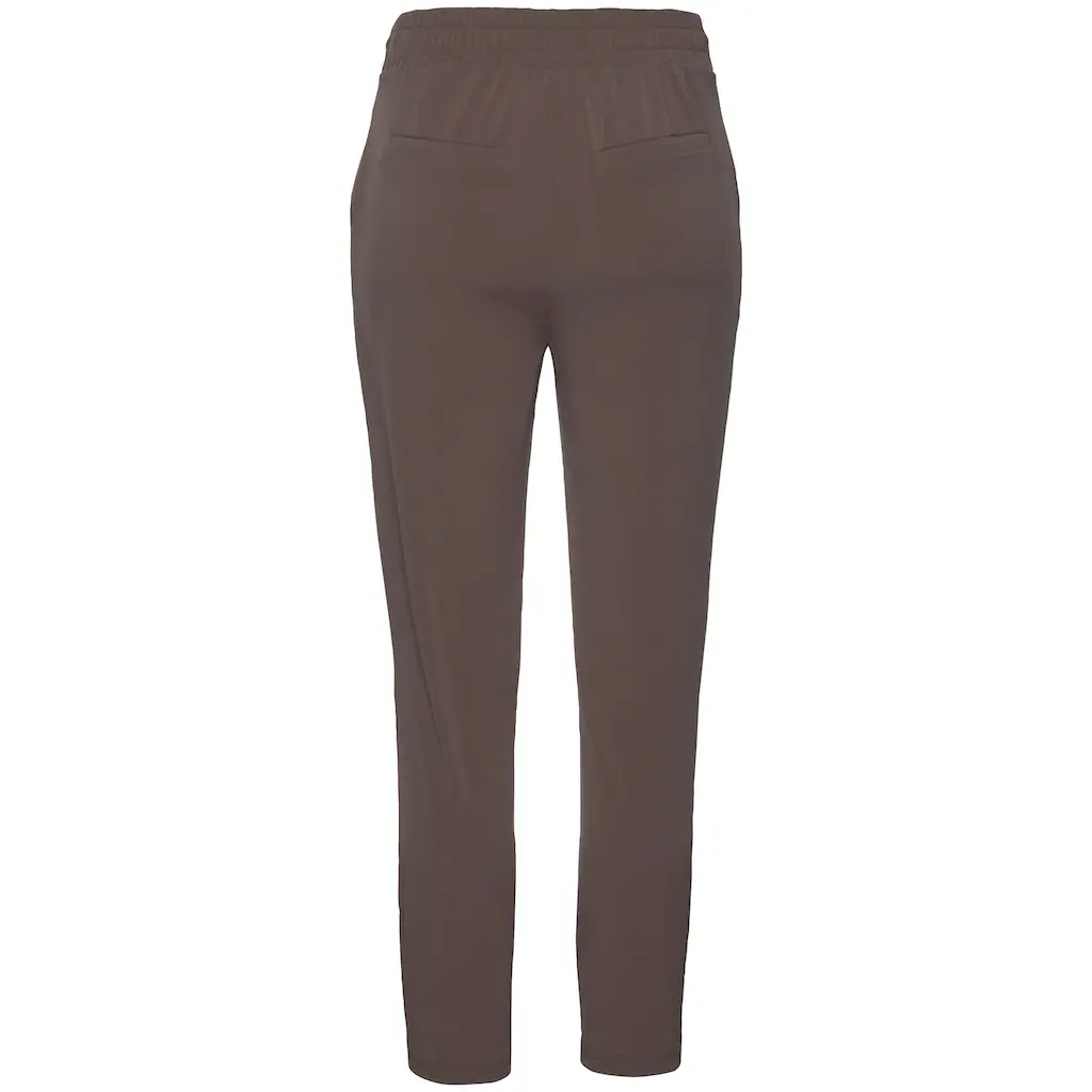 LASCANA Schlupfhose Aus Glatter Jerseyqualität Leichte Sommerhose Mit Taschen Bügelfrei