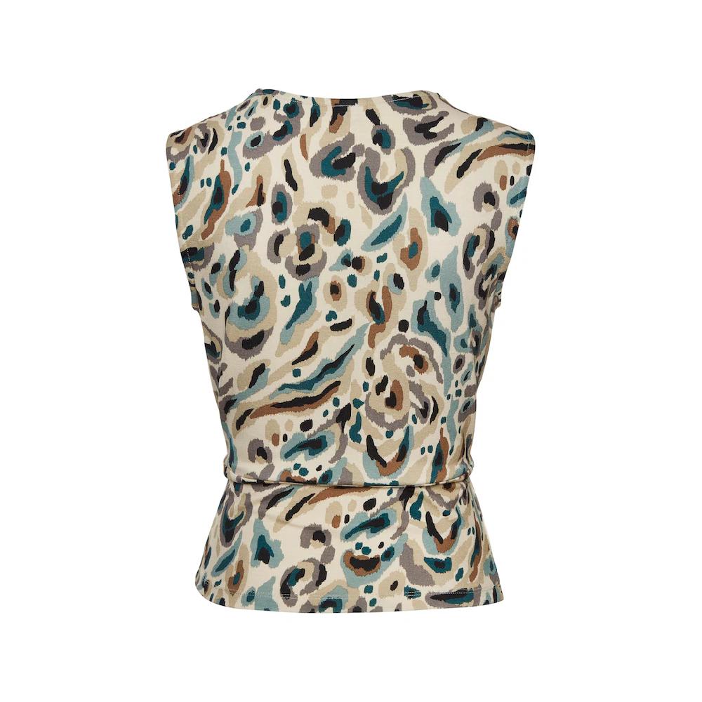 LASCANA Shirttop Mit Dezentem Raffungen An Der Schulter Damentop In Wickeloptik