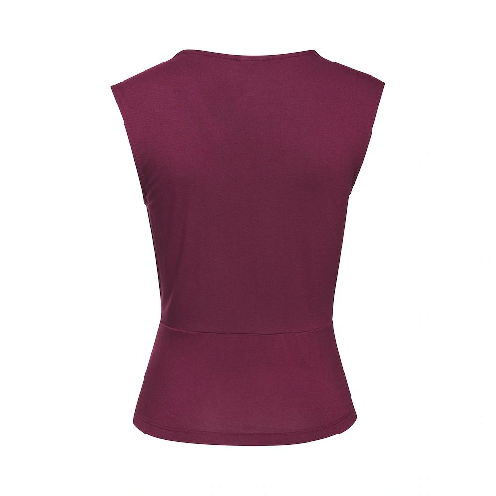 LASCANA Shirttop Mit Dezenten Raffungen An Der Schulter Elastisches Damentop