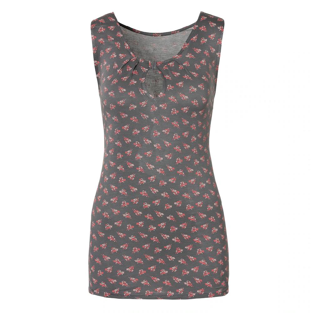 LASCANA Shirttop »mit Kleinem Cut-Out Am Ausschnitt« (2er-Pack) Aus Weichem Viskose-Stretch