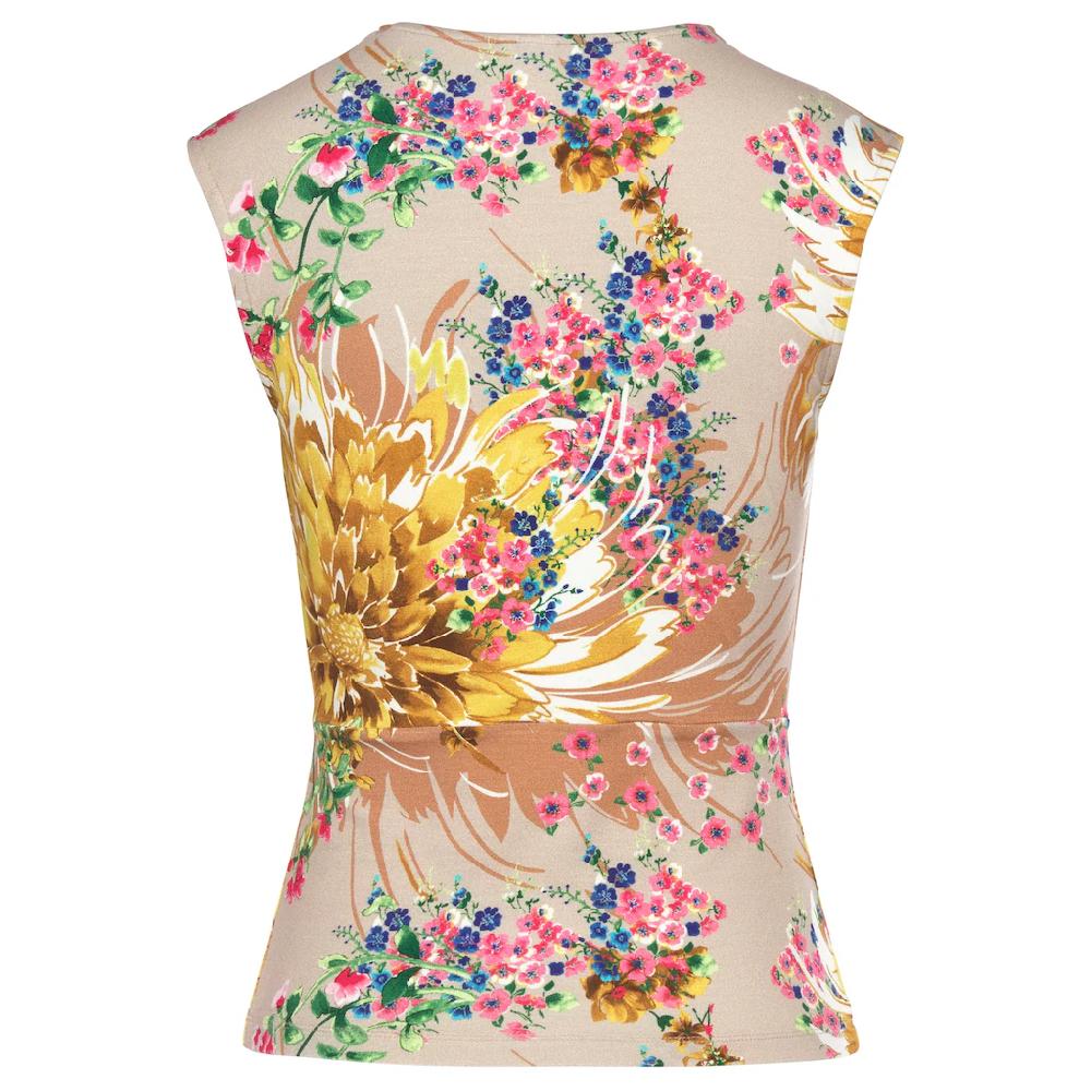 LASCANA Shirttop Mit Raffungen An Der Schulter Elegantes Damentop Mit V-Ausschnitt