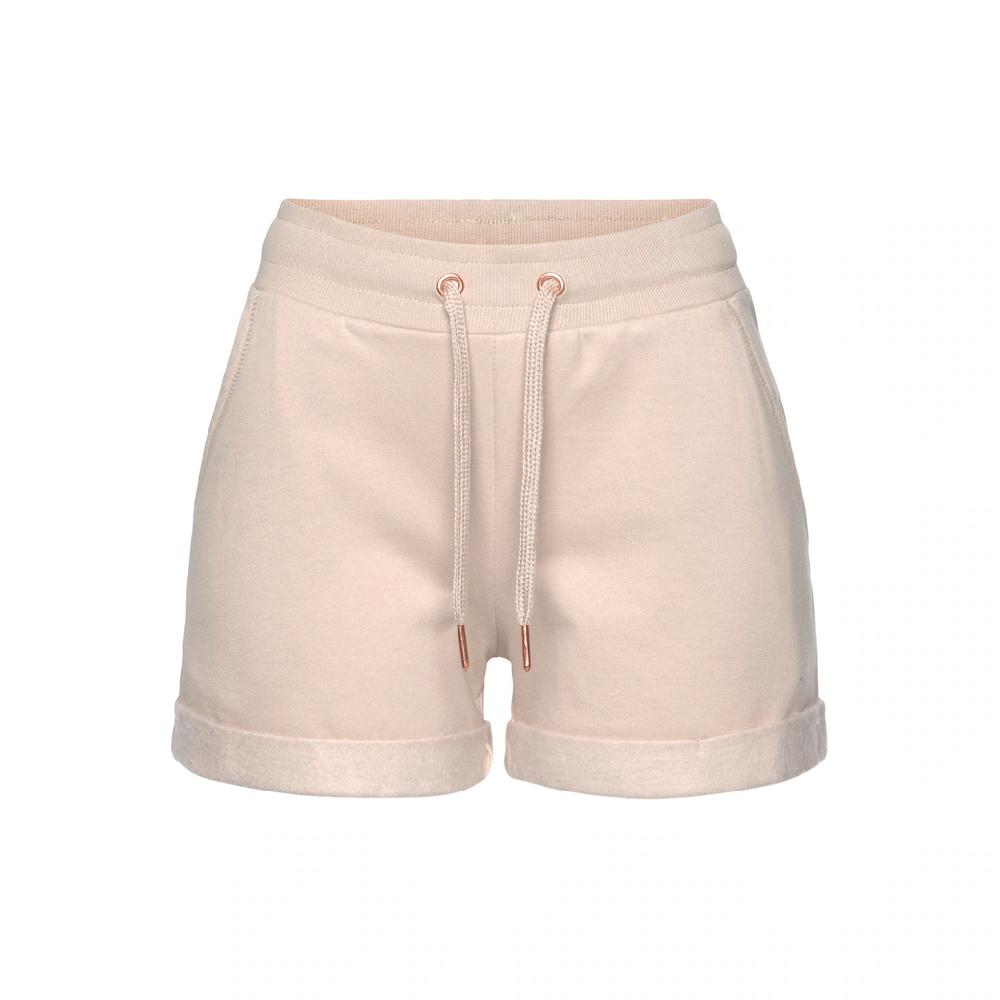 LASCANA Shorts Mit Rippbündchen Und Umschlagsaum