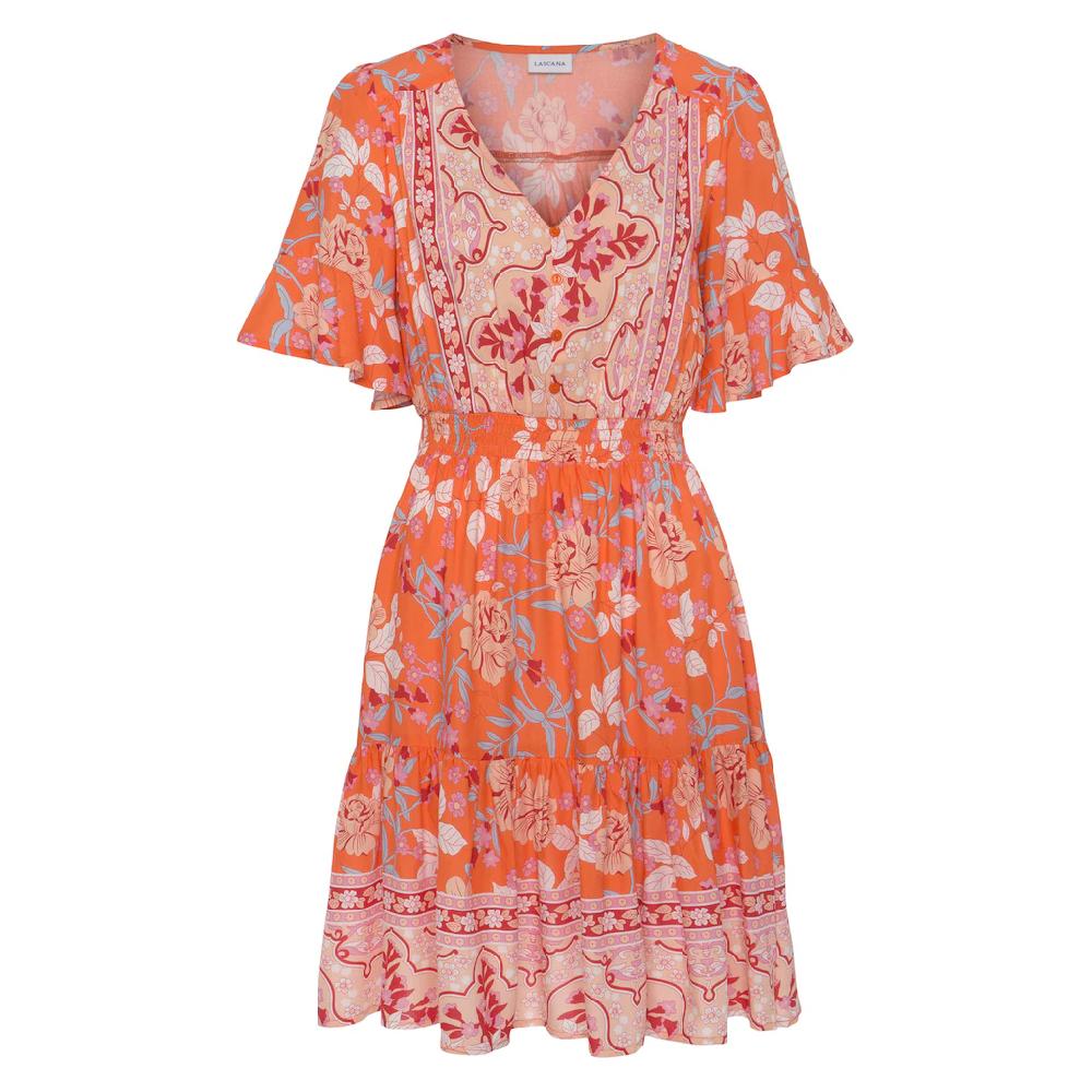 LASCANA Sommerkleid Mit Alloverdruck
