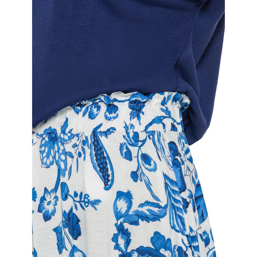 LASCANA Sommerkleid Mit Bedrucktem Rock T-Shirtkleid Strandkleid