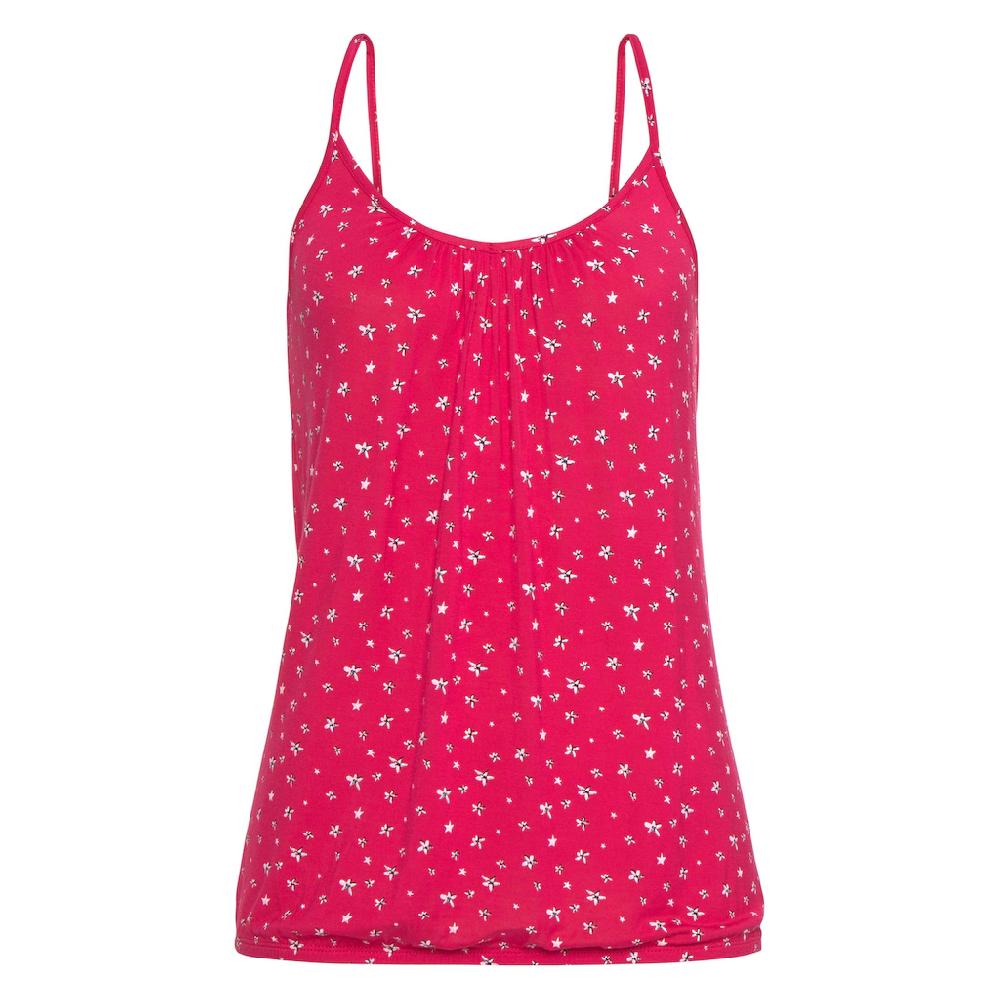 LASCANA Spaghettitop »mit Raffung Am Ausschnitt« (2er-Pack) Aus Weichem Viskose-Stretch