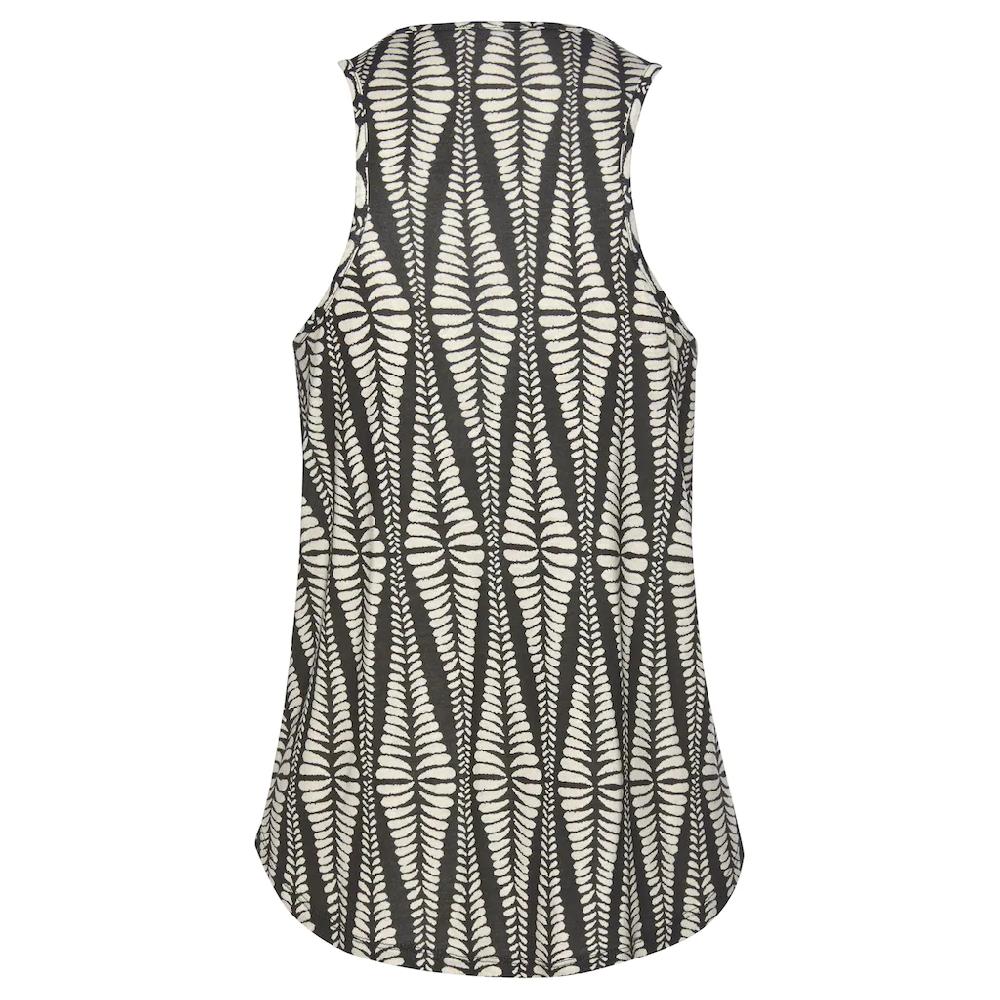 LASCANA Strandtop Mit Zipperdetail Und Alloverdruck Sommerliches Blusentop