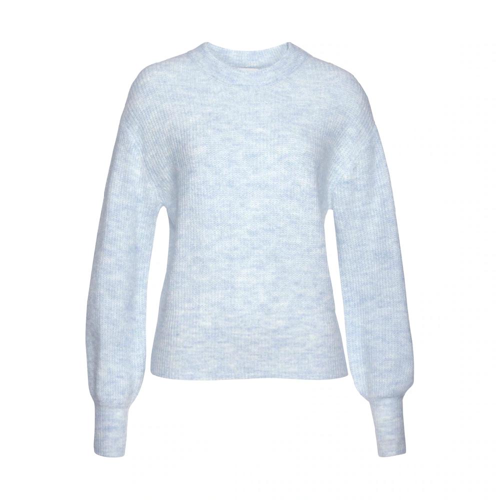 LASCANA Strickpullover In Melange-Optik Lockerer Damenpullover Basic