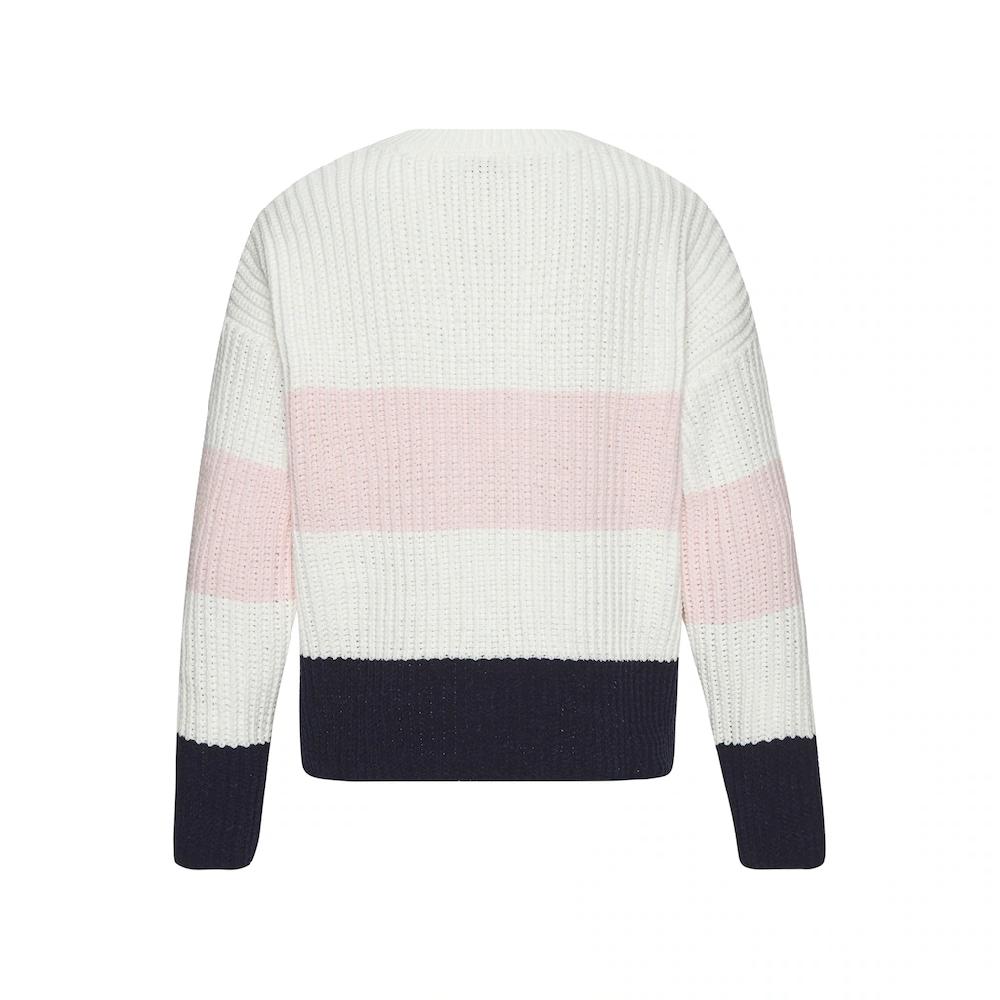 LASCANA Strickpullover Mit Modischen Querstreifen Legere Passform Bequem