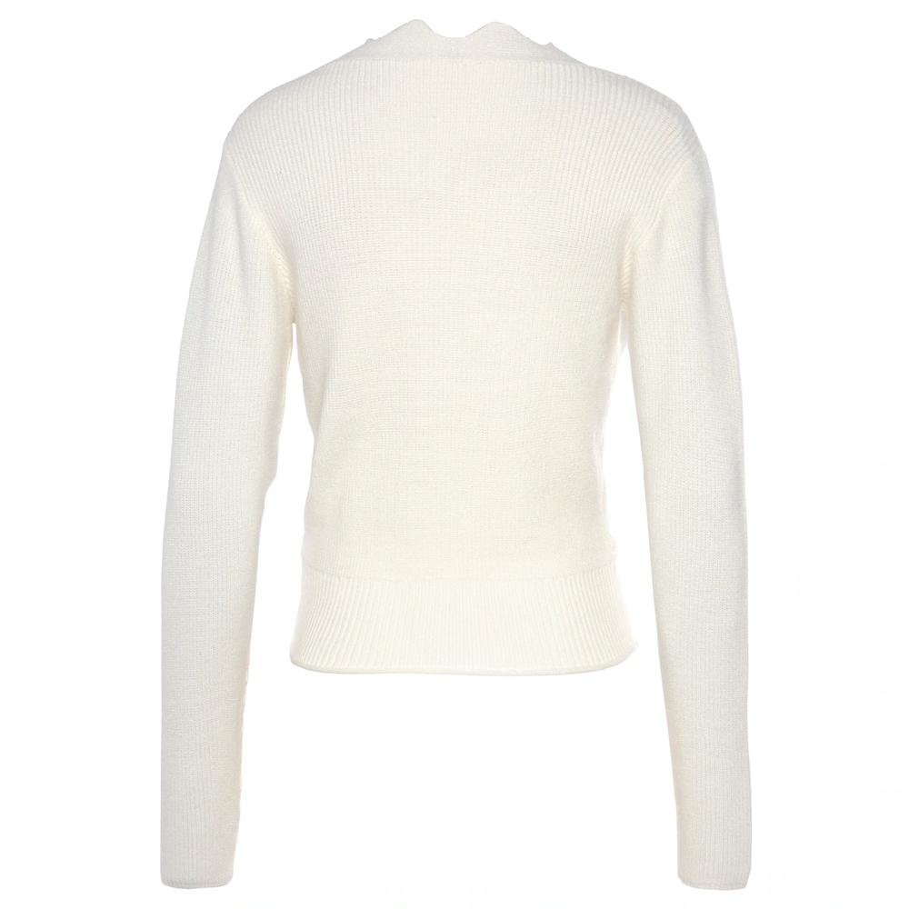 LASCANA Strickpullover Mit Wellenkante Modischer Damenpullover Mit Besonderem Ausschnitt