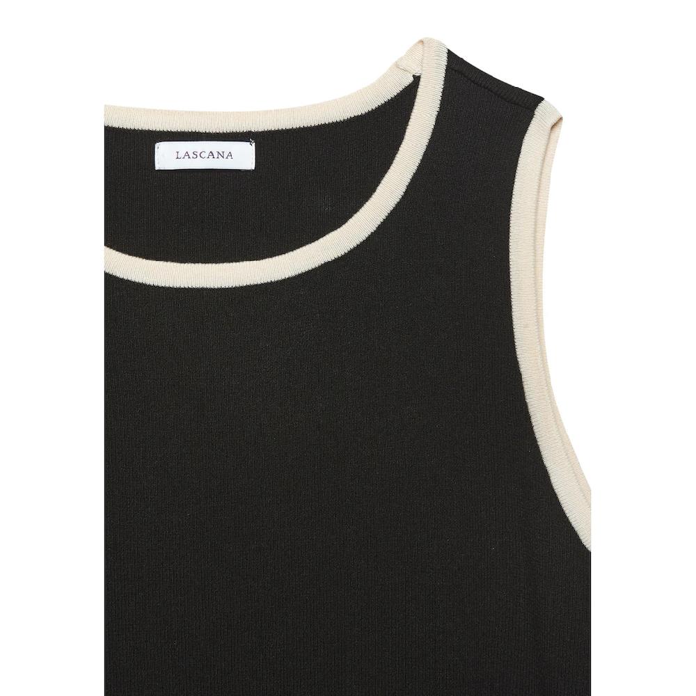 LASCANA Stricktop Aus Soften Feinstrick Basic Tanktop Schmale Passform