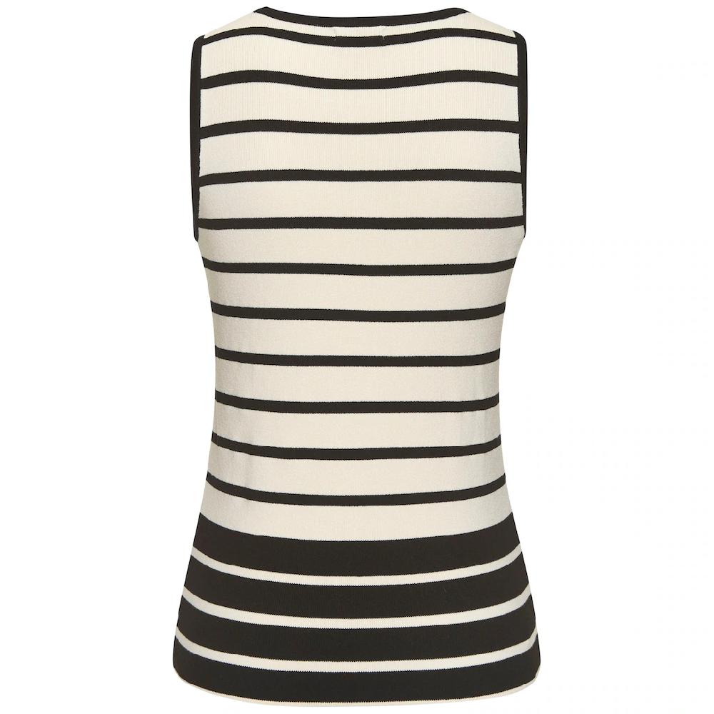 LASCANA Stricktop Mit Streifen