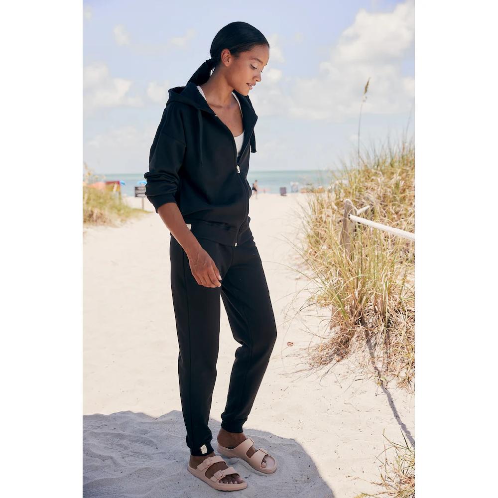LASCANA Sweatjacke Aus Organischer Baumwolle Loungewear