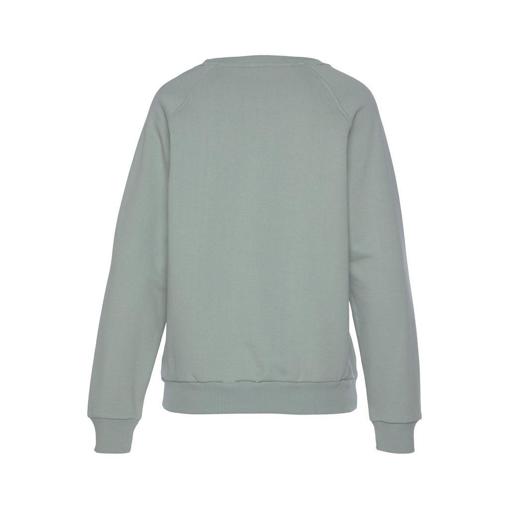 LASCANA Sweatshirt Aus Organischer Baumwolle Loungewear
