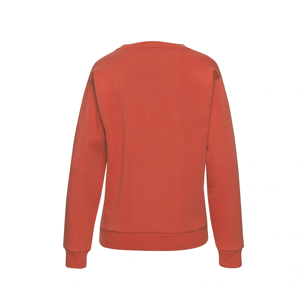 LASCANA Sweatshirt Loungehirt Mit Herz-Leo-Druck Loungewear