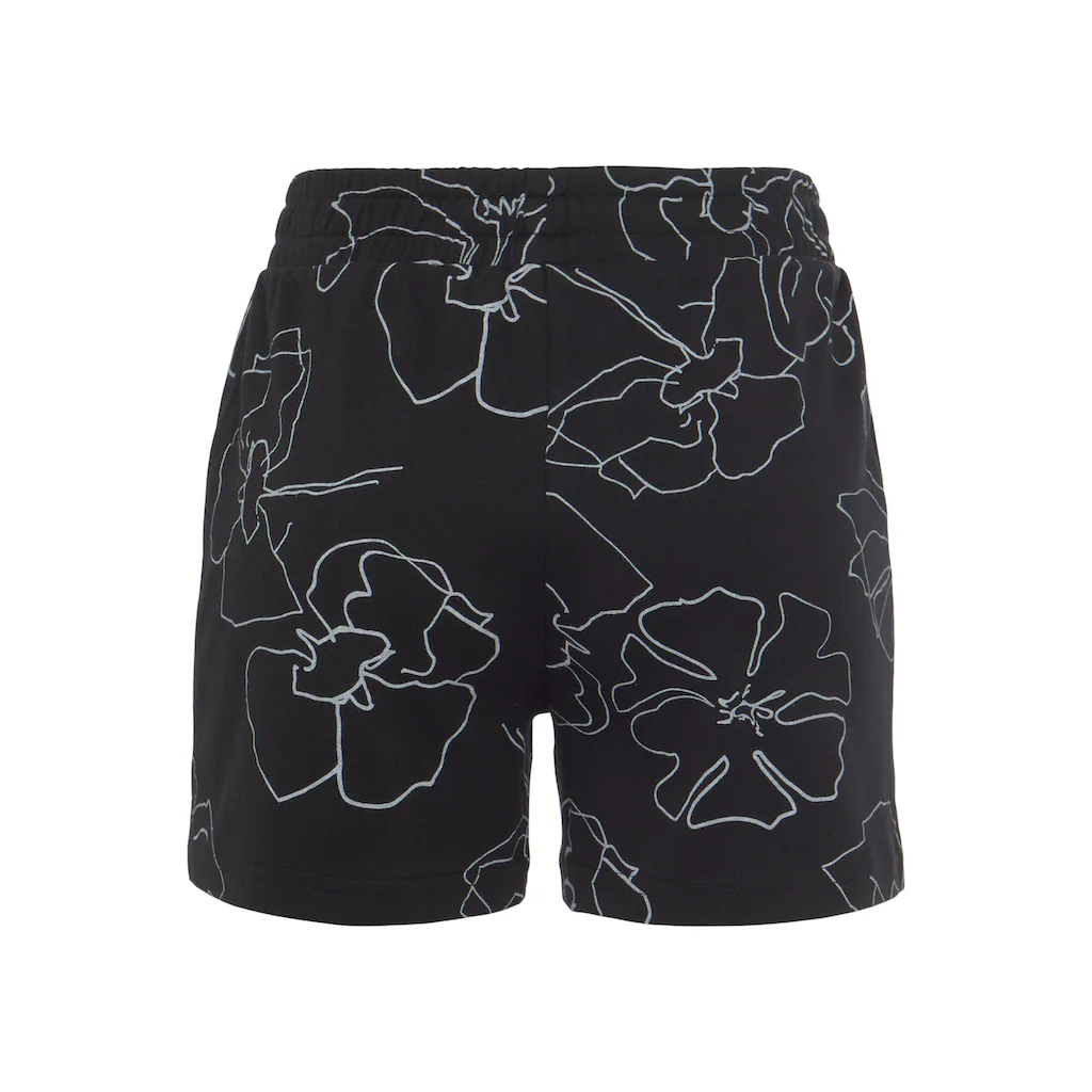 LASCANA Sweatshorts Mit Allover Blütendruck Loungewear