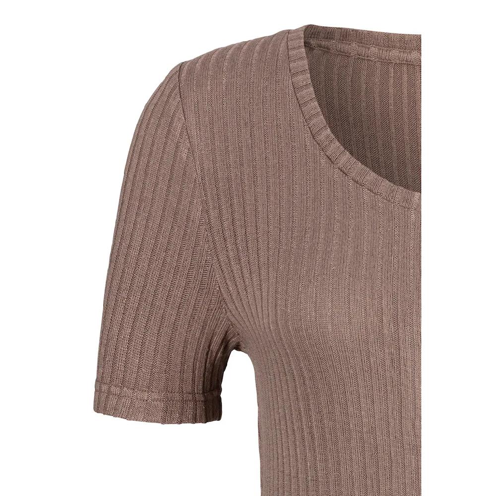 LASCANA T-Shirt »mit Kurzer Knopfleiste« Aus Weicher Viskose-Ripp-Qualität