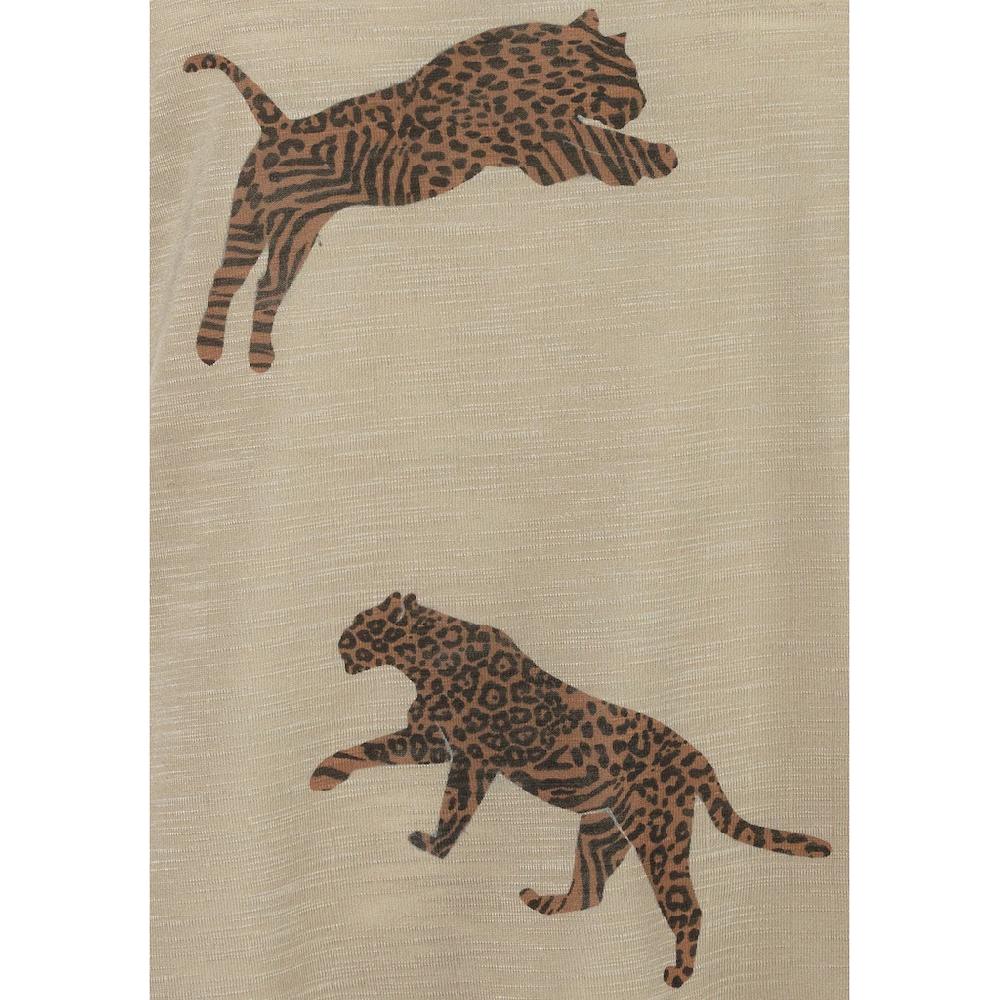 LASCANA T-Shirt »mit Leoparden-Motiv« Aus Weicher Viskose-Qualität