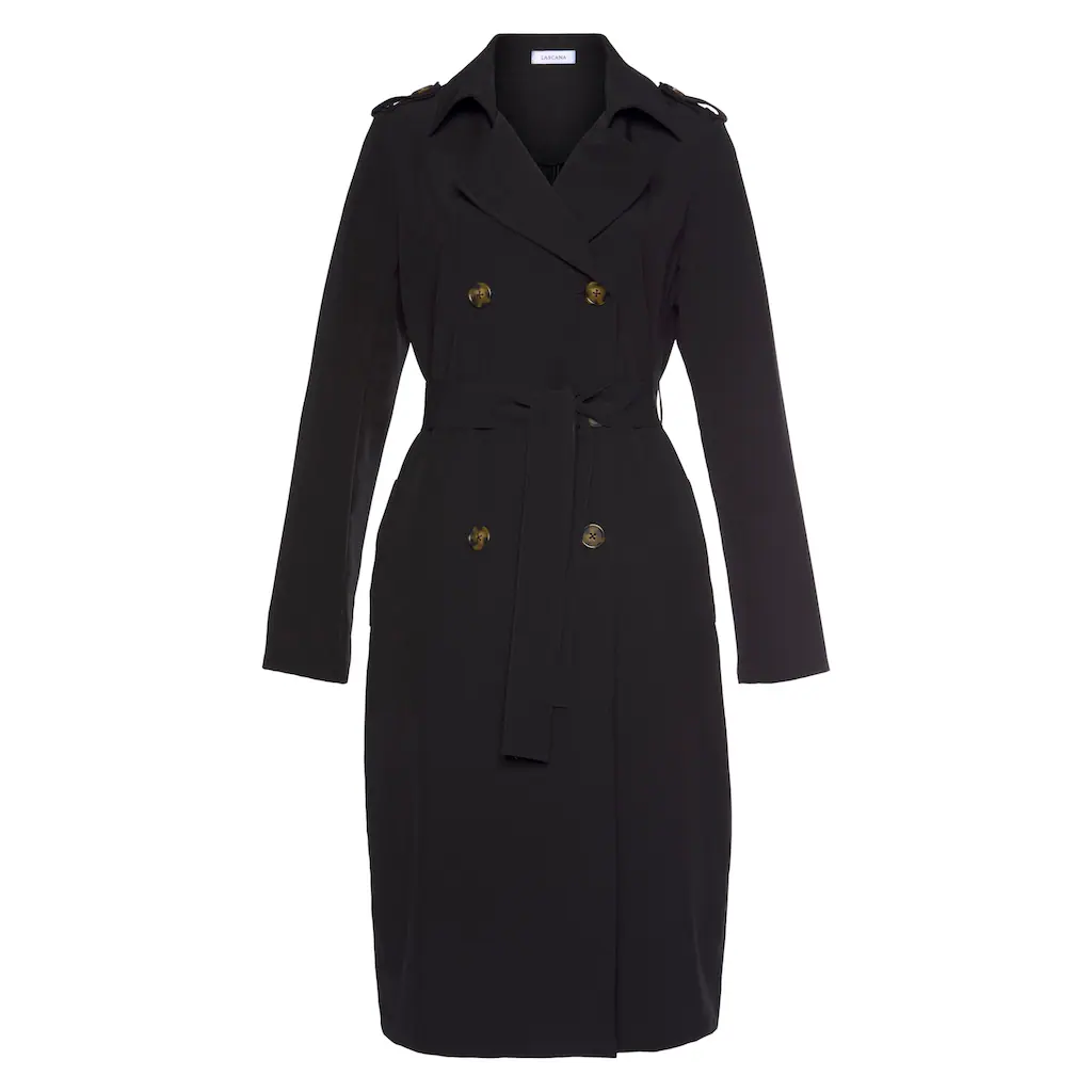 LASCANA Trenchcoat (mit Bindegürtel) Zum Regulieren Leichter Damenmantel Ohne Futter Casual-chic