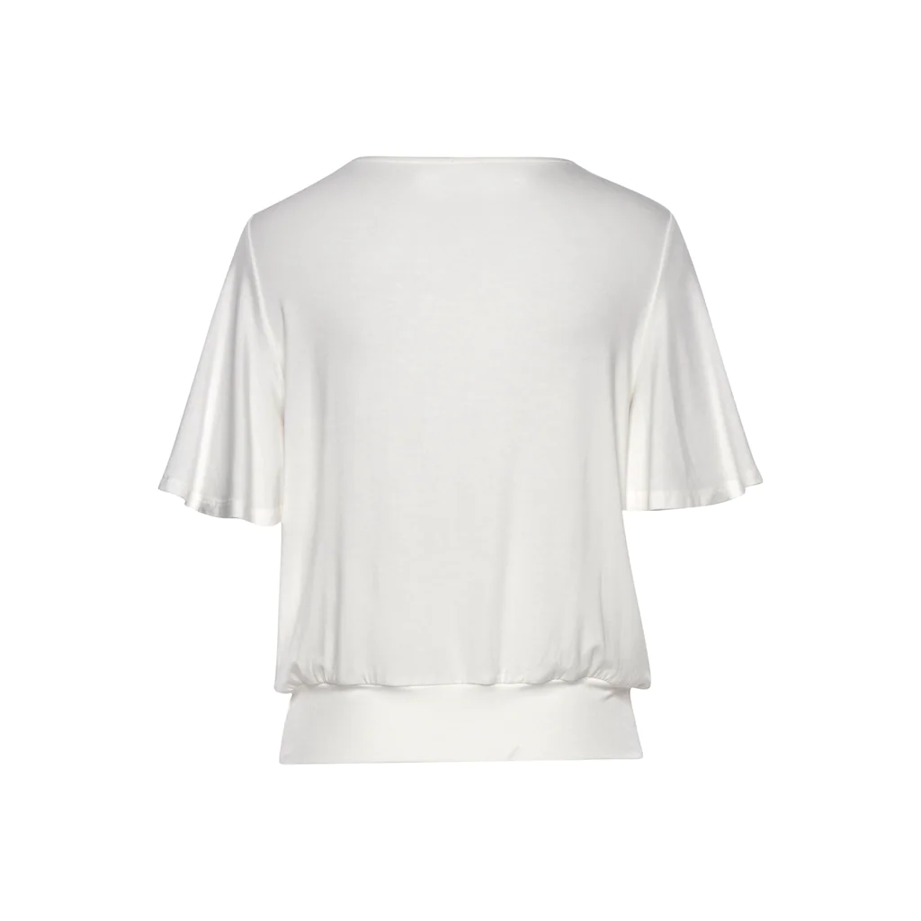 LASCANA Wickelshirt Mit Druckknopf Vorne Kurzarmshirt Elegant Business-Look