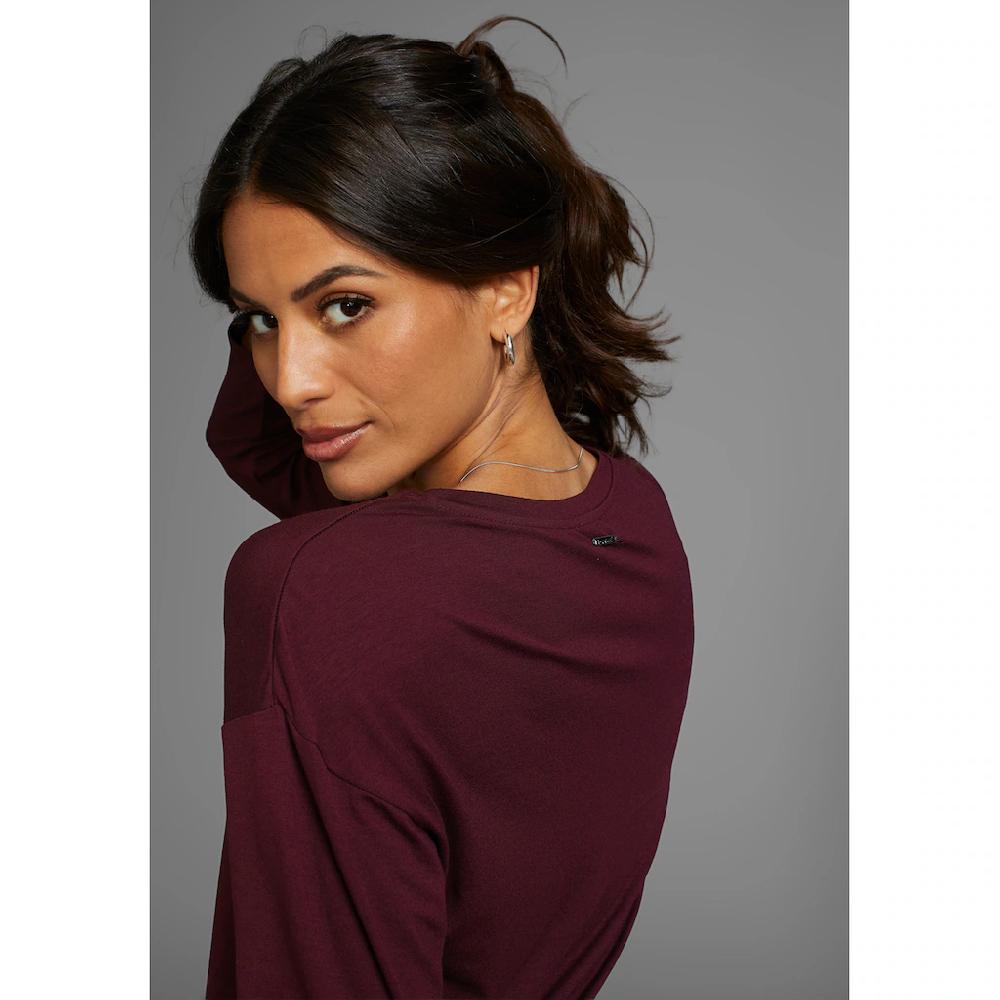 Laura Scott 3/4-Arm-Shirt Mit Glitzerpint