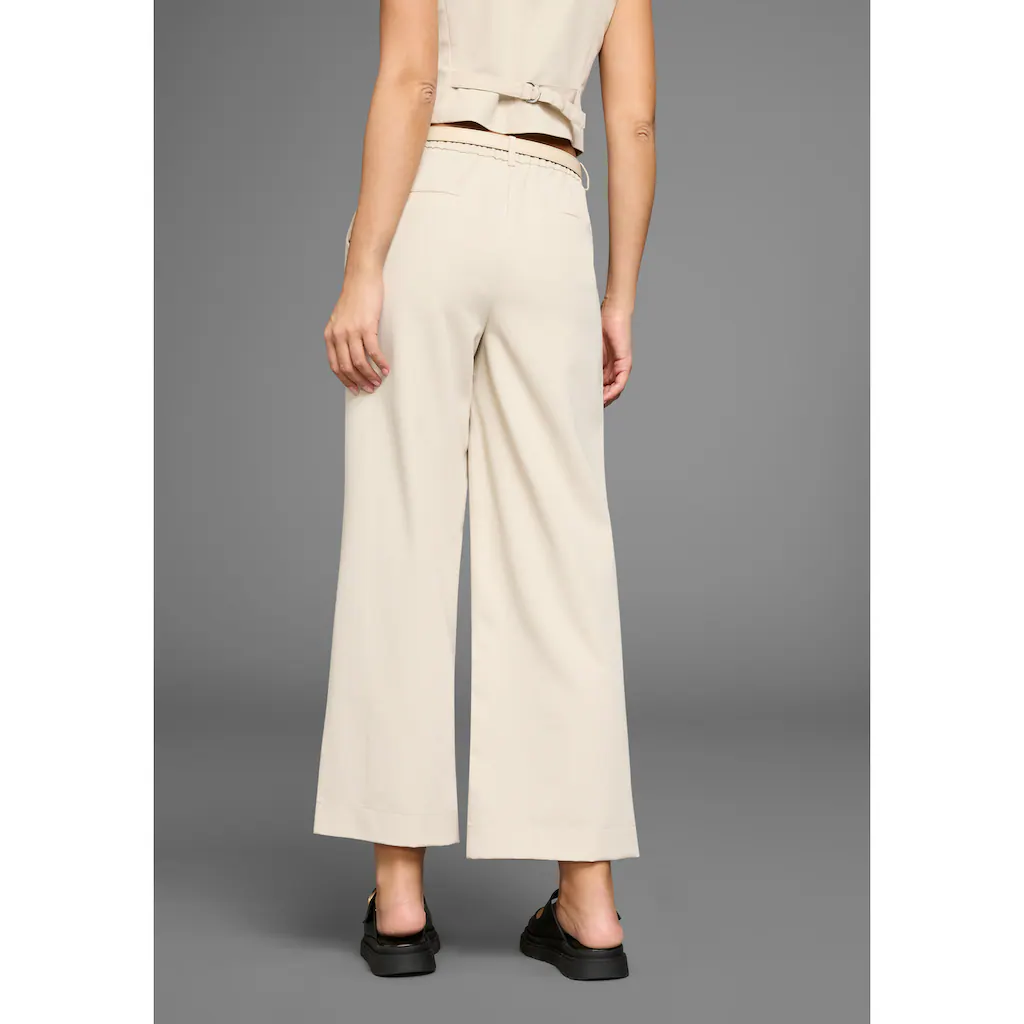 Laura Scott Bundfaltenhose Mit Weitem Bein