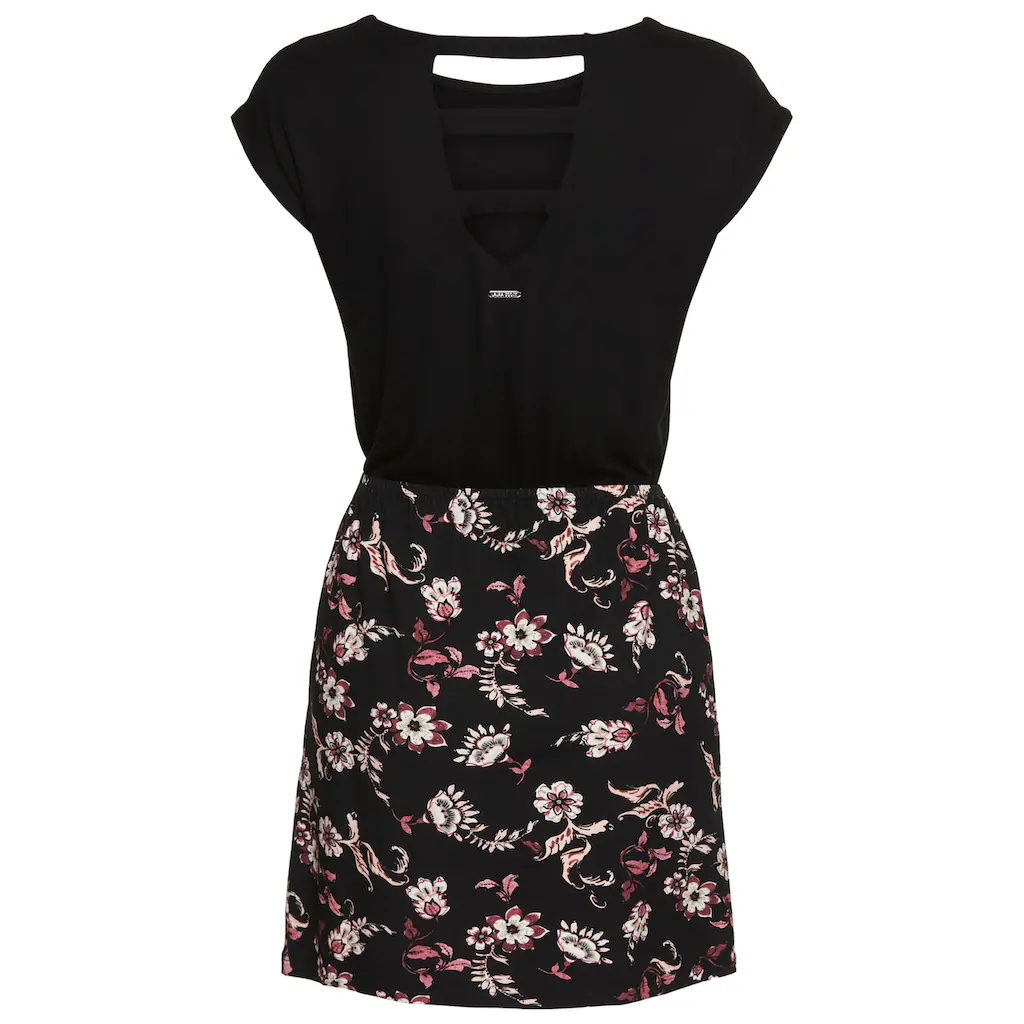Laura Scott Jerseykleid Im 2in1-Look Mit Elastischen Bund - NEUE KOLLEKTION