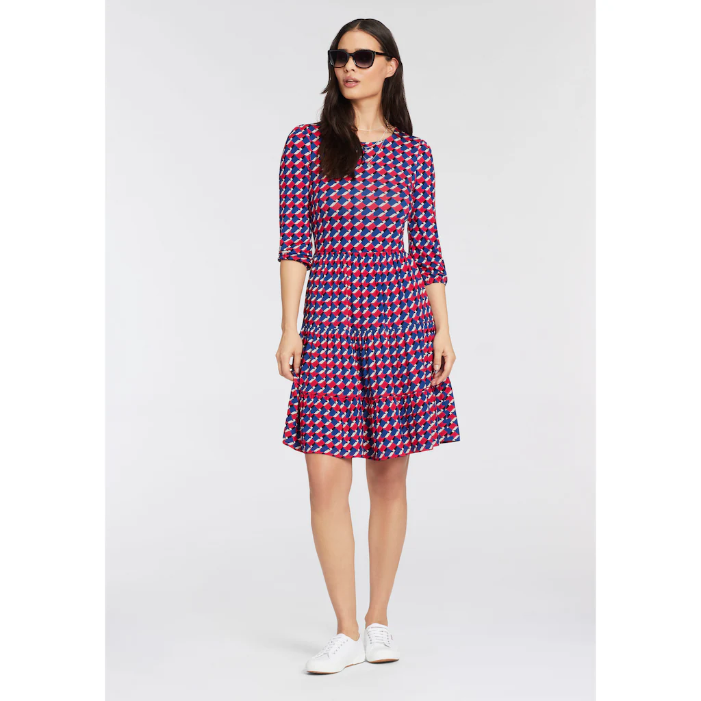 Laura Scott Jerseykleid mit stylischem Allover-Print