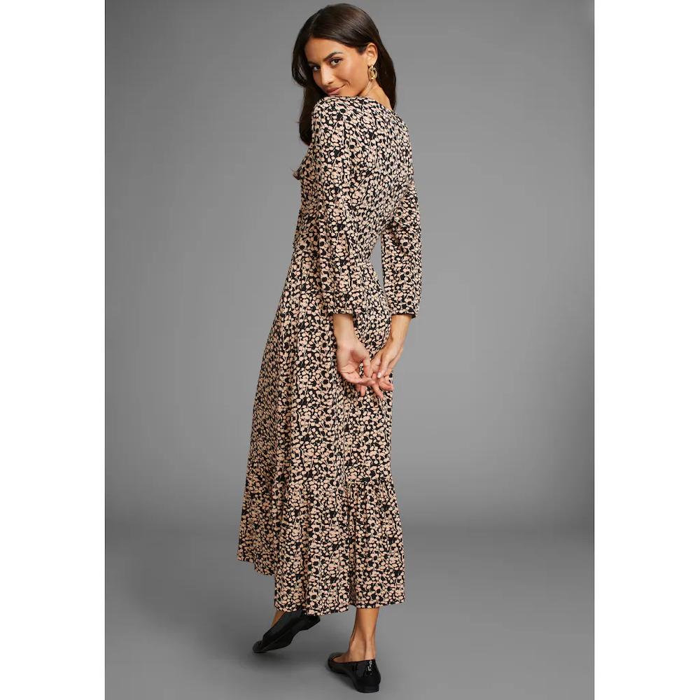 Laura Scott Jerseykleid Mit Wickel